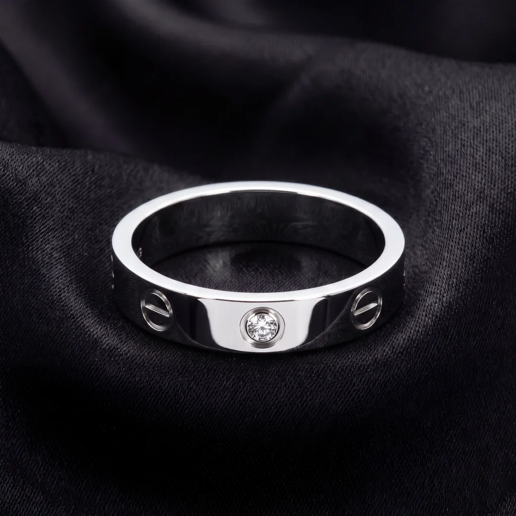 Cartier-Inspired, LOVE Ring 1 Stone