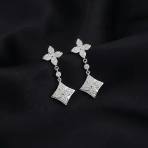 L.V Color Blossom Earrings