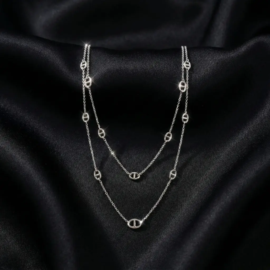 Dior Luxury Style Designer Pig Nose Necklace