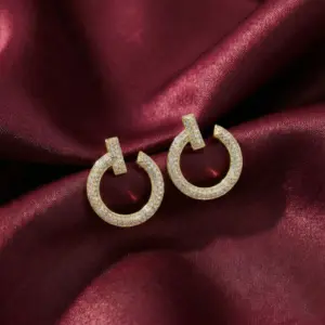 Tiffany T1 Open Hoop Earrings, Gold Filled