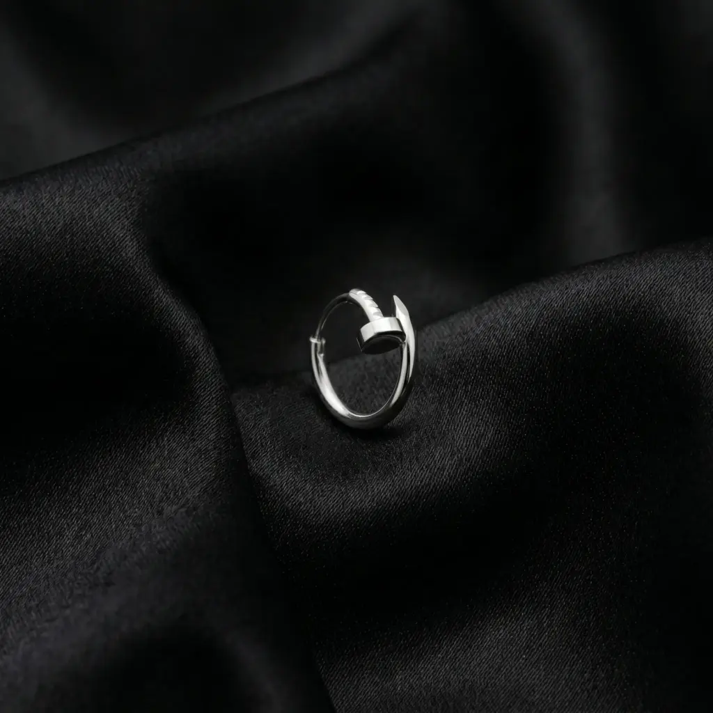 Cartier Juste un Clou single hoop earring, mini model