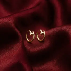Cartier Juste un Clou single hoop earring, mini model Gold Filled