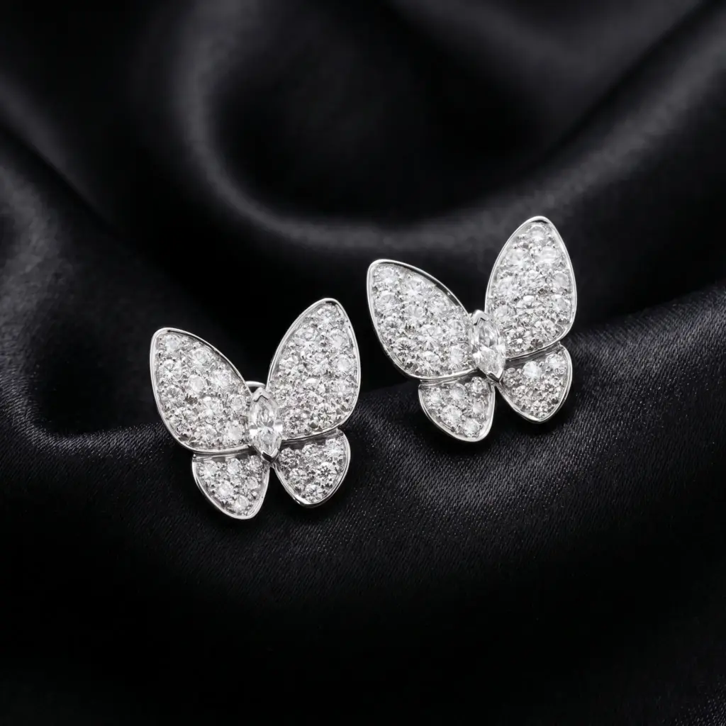 Van Cleef & Arpels, Two Butterfly earrings