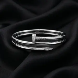 Cartier Juste un Clou bracelet, double, stones