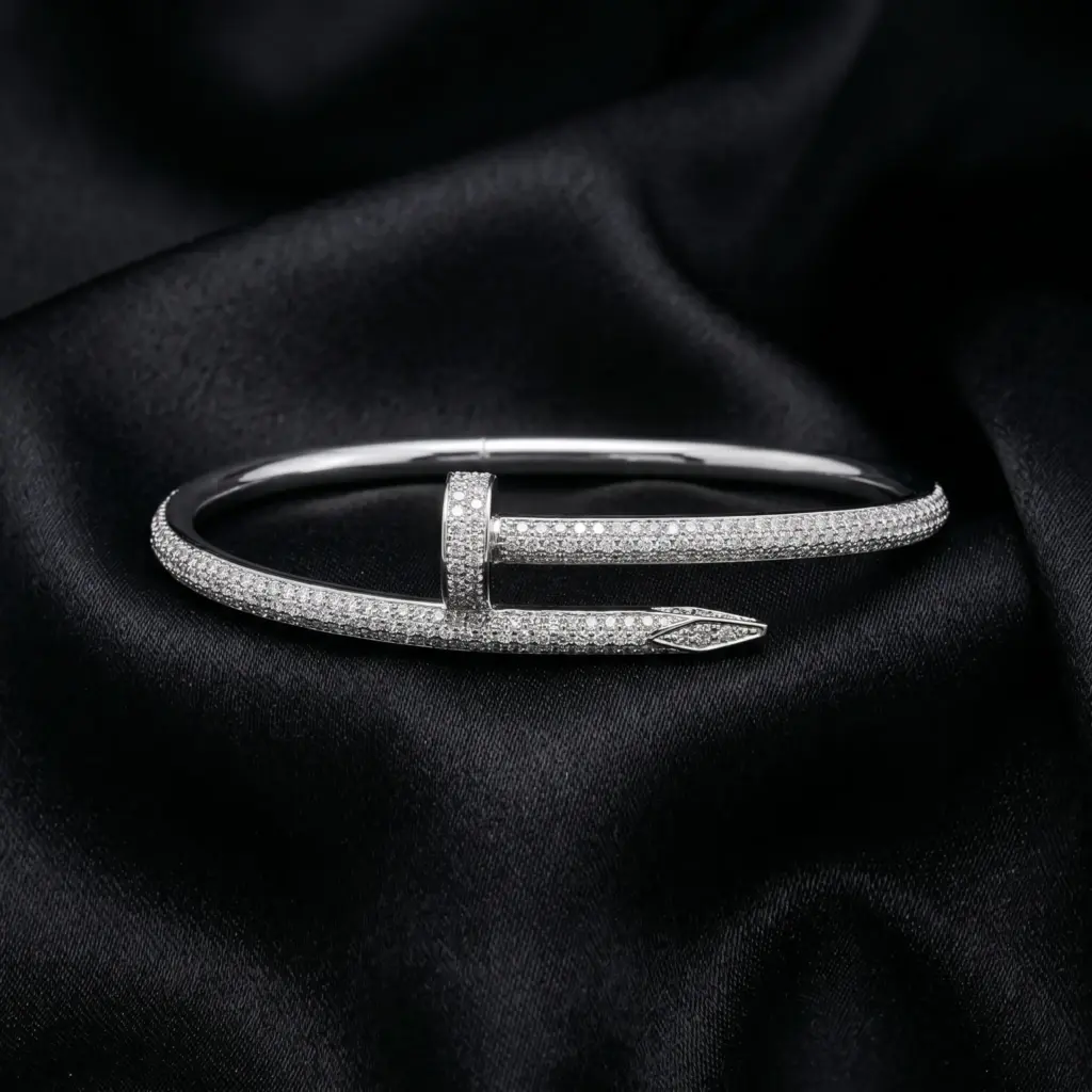 Cartier Juste un Clou bracelet, classic model, stones