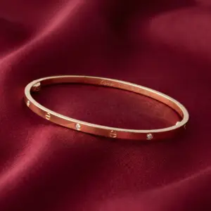 Cartier LOVE bracelet, small model, 6 stones Gold Filled