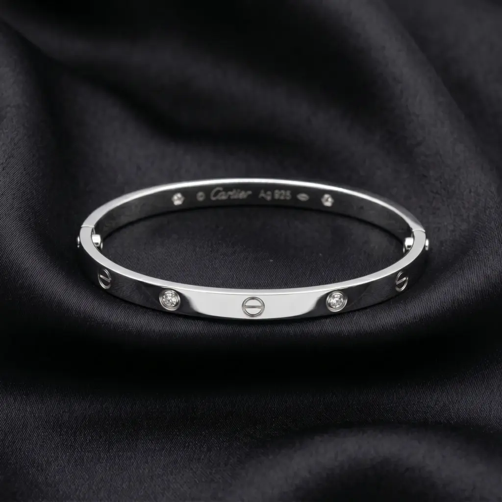 Cartier LOVE bracelet, medium model, 4 stones