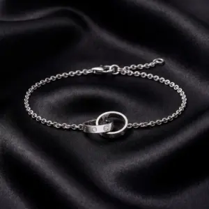 Cartier LOVE bracelet, on chain