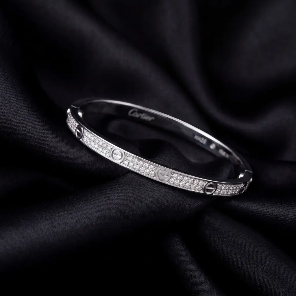 Cartier LOVE bracelet, small model, paved